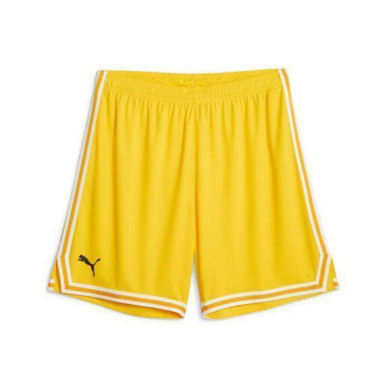 Short de basketball Puma Hoops Game Jaune