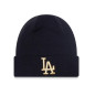Gorro MLB Los Angeles Dodgers New Era Metallic Negro