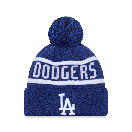 Bonnet MLB Los Angeles Dodgers New Era Jake cuff Knit Bleu