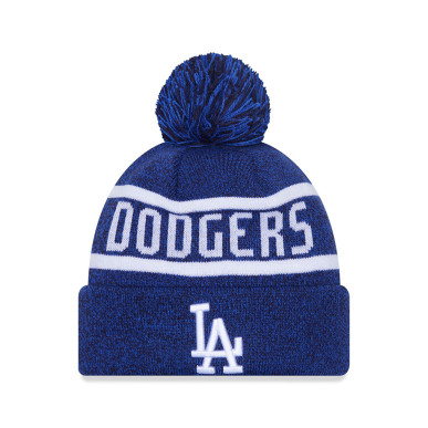 Bonnet MLB Los Angeles Dodgers New Era Jake cuff Knit Bleu