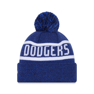 Bonnet MLB Los Angeles Dodgers New Era Jake cuff Knit Bleu