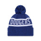Bonnet MLB Los Angeles Dodgers New Era Jake cuff Knit Bleu