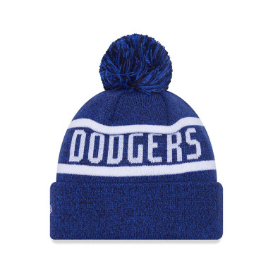 Bonnet MLB Los Angeles Dodgers New Era Jake cuff Knit Bleu