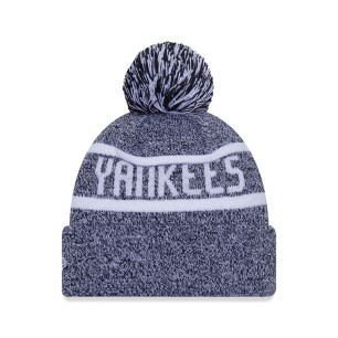 Bonnet MLB New York Yankees New Era Jake cuff Knit Noir