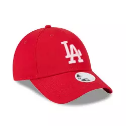 Casquette MLB Los Angeles Dodgers New Era League Essential 9Forty Rouge pour Femme