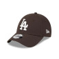 Casquette MLB Los Angeles Dodgers New Era League Essential 9Forty Marron pour Junior