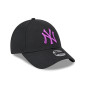 Casquette MLB New York Yankees New Era League Essential 9Forty Noir pour Junior