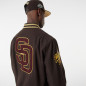 Bomber MLB San Diego Padres New Era Patch Varsity Marron