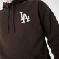 Sweat à Capuche MLB Los Angeles Dodgers New Era League Essential Oversize Marron