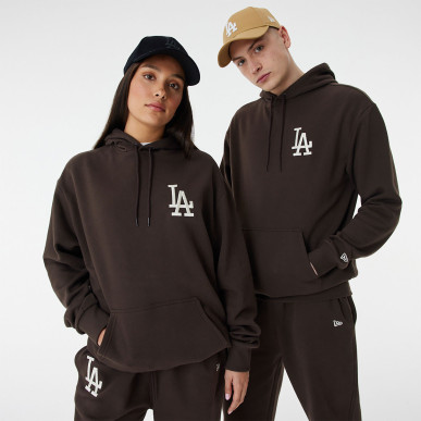 Sudadera MLB Los Angeles Dodgers New Era League Essential Oversize Maron