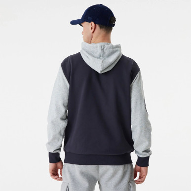 Men's New Era Team Patch Oversize Hoodie MLB Los Angeles Dodgers Navy