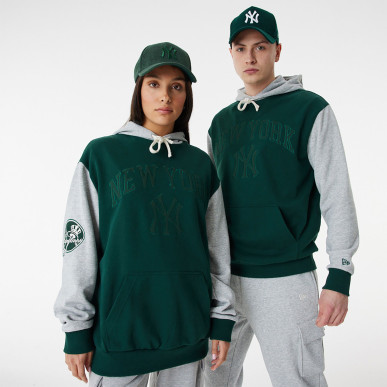 Sudadera MLB New York Yankees New Era Team Patch Oversize Verde