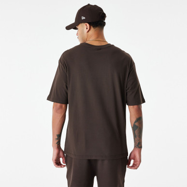 T-shirt MLB Los Angeles Dodgers New Era League Essential Oversize Marron