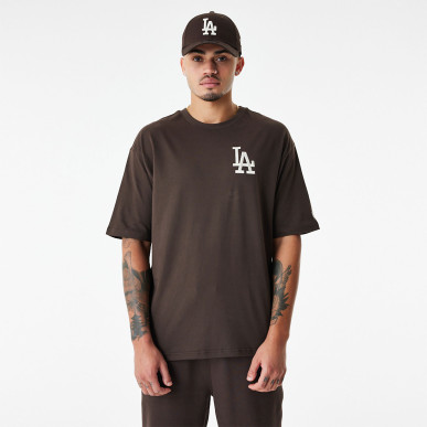 New Era League Essential Oversize T-shirt MLB Los Angeles Dodgers Brown