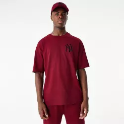 T-shirt MLB New York Yankees New Era League Essential Oversize Rojo