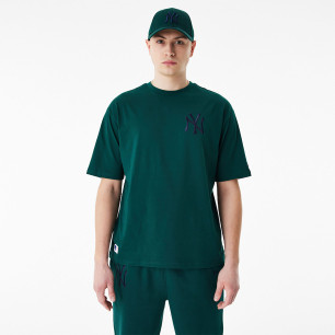 T-shirt MLB New York Yankees New Era League Essential Oversize Verde