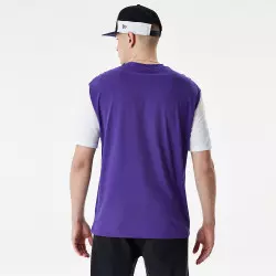 Camiseta NBA Los Angeles Lakers New Era Colour Block Oversize morando