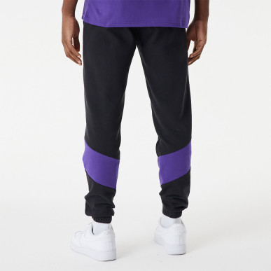 Pantalon NBA Los Angeles Lakers New Era Colour Block Jogger Noir
