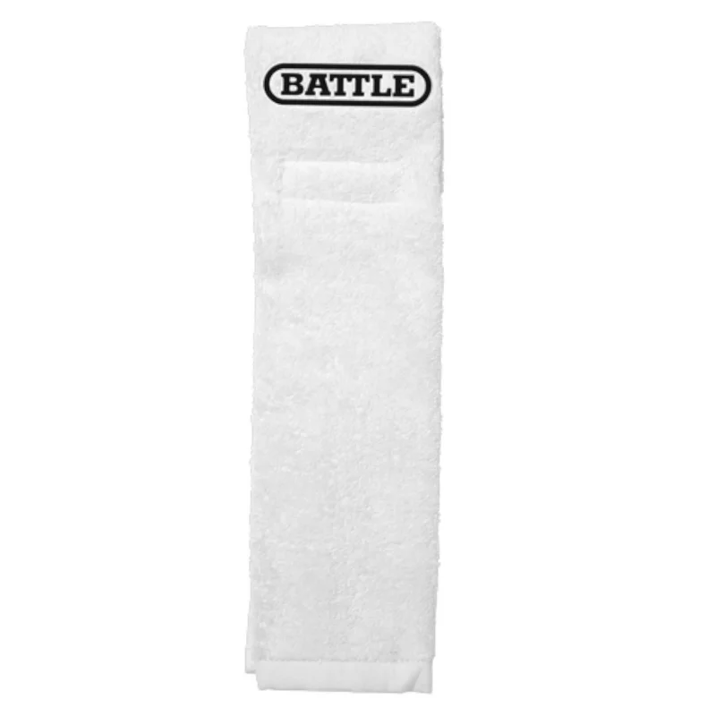 Serviette de football américain Battle Towel blanc