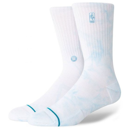 Chaussettes NBA Stance Logoman Dye Blanc