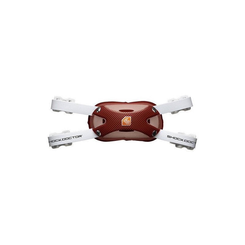 Shock Doctor Ultra Carbon Chin Strap Rojo