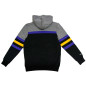 Men's Mitchell & Ness Headcoach NHL Los Angeles Kings Hoodie Grey