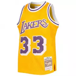 Camiseta NBA Kareem Abdul-Jabbar Los Angeles Lakers 1984-85 Mitchell & ness Amarillo para nino