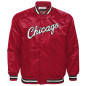 Kid's Mitchell & Ness Lightweight Satin Jacket NBA Chicago Bulls Red