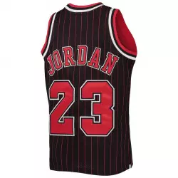 Maillot NBA Michael Jordan Chicago Bulls 1996-97 Mitchell & Ness Authentic Noir rayé Pour enfant
