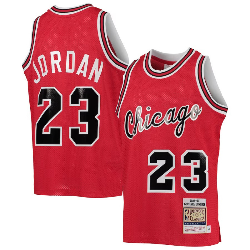 Camiseta Michael Jordan Chicago Bulls Negra Niño