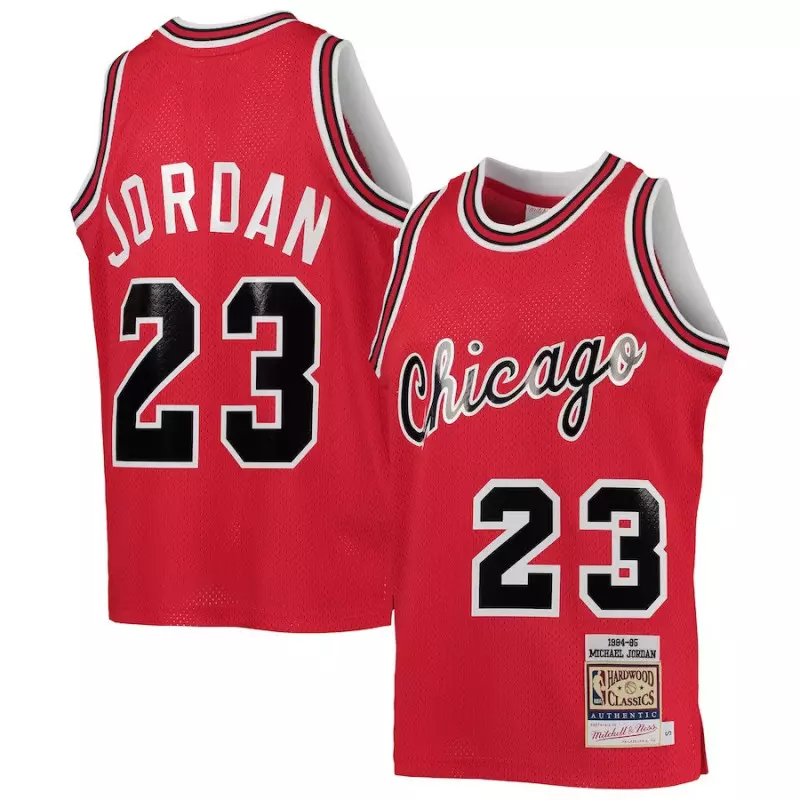 Camiseta NBA Michael Jordan Chicago Bulls 1984-85 Mitchell & Ness Authentic Rojo para niños