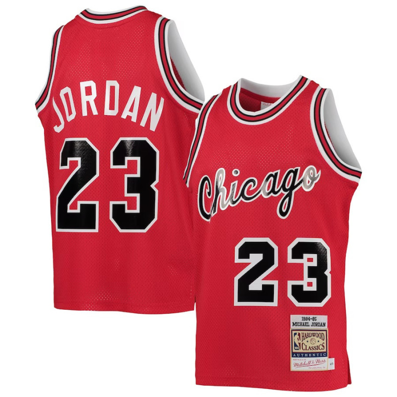 Kid's Mitchell & Ness Authentic NBA Jersey Michael Jordan Chicago Bulls 1984-85 red Kid's Mitchell & Ness Authentic NBA Jersey Michael Jordan Chicago Bulls 1984-85 red