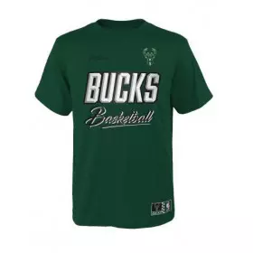 T-shirt NBA Milwaukee Bucks Outerstuff Court vs Track Verde para nino
