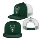 Casquette NBA Milwaukee Bucks Outerstuff Foam Front Trucker Vert pour enfant