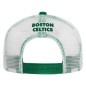 Boy's Outerstuff Front Trucker hat NBA Boston Celtics green