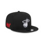 New Era 23 9Fifty NBA hat Miami Heat Black