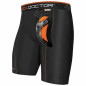 Short con Carbon flex cup Shock Doctor Compression Negro para nino