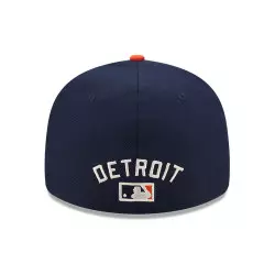 Casquette MLB Detroit Tigers New Era Coops 59fifty Low profile Bleu marine
