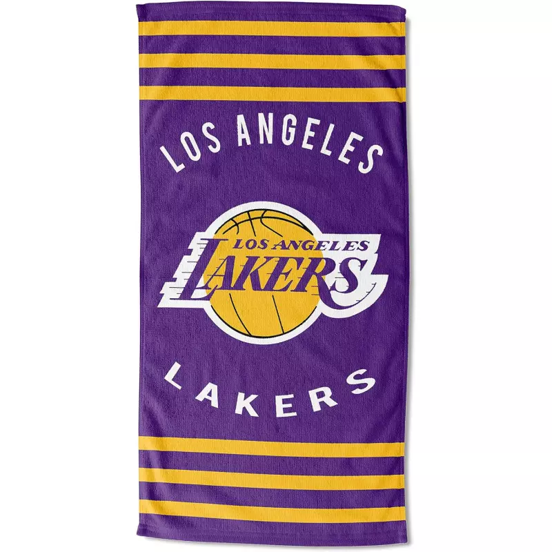 Serviette de plage NBA Los Angeles Lakers Outterstuff Stripes