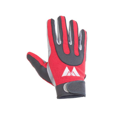 Guantes de futbol americano Meyer receiver Rojo