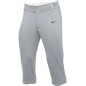 Men's Nike Vapor Select Baseball 3/4 pant Grey Men's Nike Vapor Select Baseball 3/4 pant Grey
