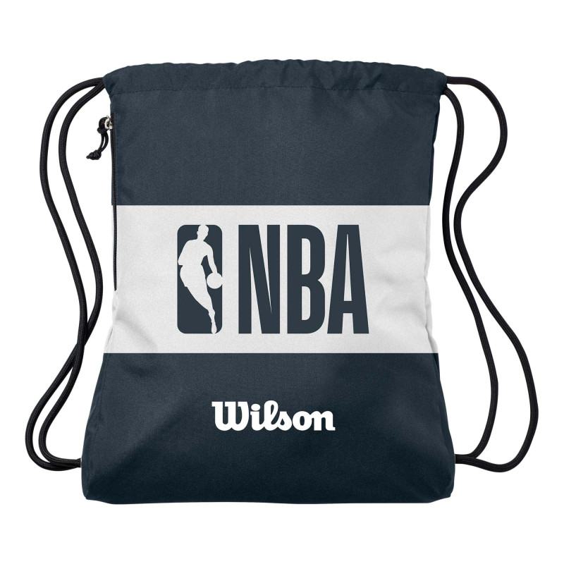 Mochila Wilson NBA con cordon Negro Mochila Wilson NBA con cordon Negro