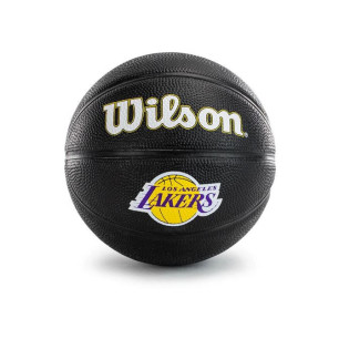 Mini Pelota de baloncesto NBA Los Angeles Lakers Wilson Mini Team Tribute