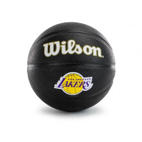 Mini Pelota de baloncesto NBA Los Angeles Lakers Wilson Mini Team Tribute