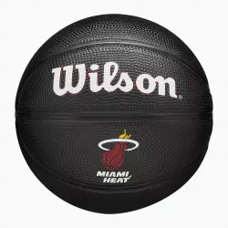 Mini Pelota de baloncesto NBA Miami Heat Wilson Mini Team Tribute