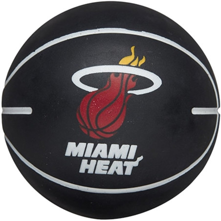 Mini Balle Rebondissante Wilson NBA Miami Heat Noir