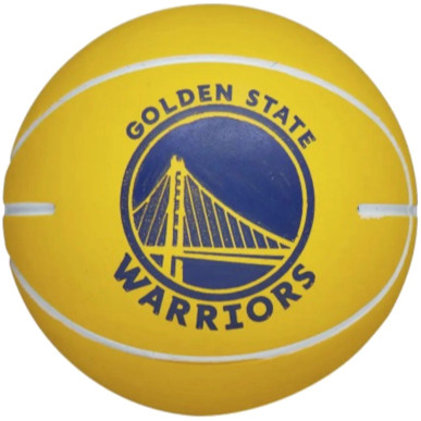 Wilson NBA Golden State Warriors Bounce Ball Yellow