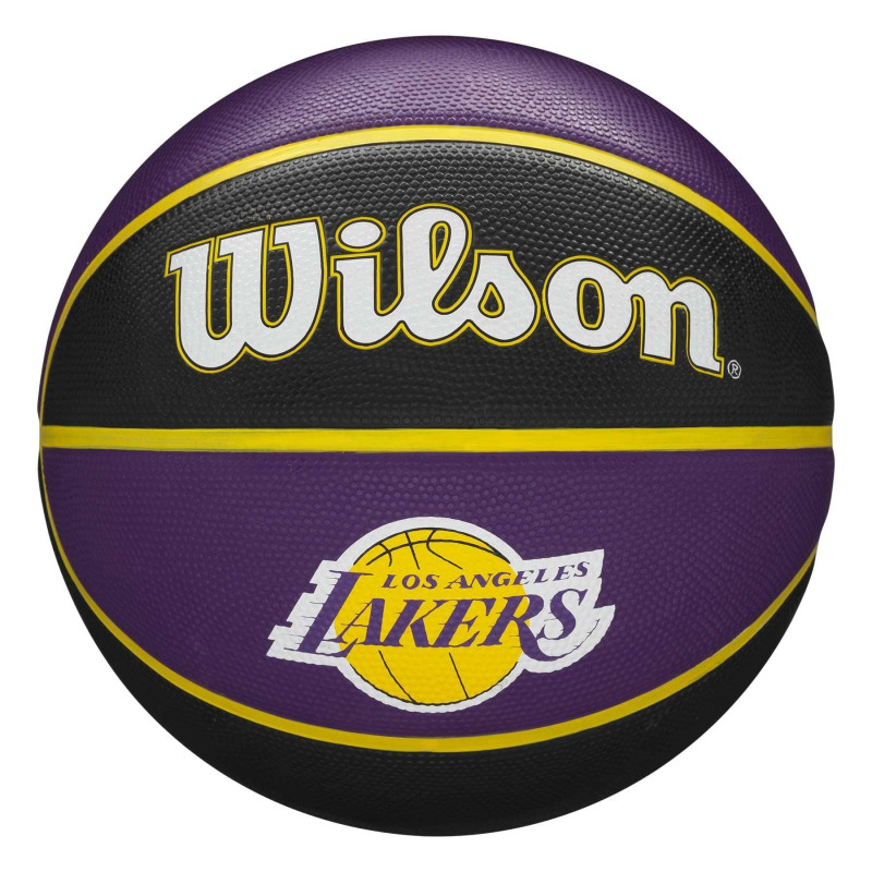 Ballon de Basketball NBA Los Angeles Lakers Wilson Team Tribute Exterieur Ballon de Basketball NBA Los Angeles Lakers Wilson Team Tribute Exterieur