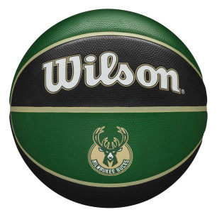 Pelota de baloncesto NBA Milwaukee Bucks Wilson Team Tribute Exterior