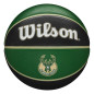 Pelota de baloncesto NBA Milwaukee Bucks Wilson Team Tribute Exterior